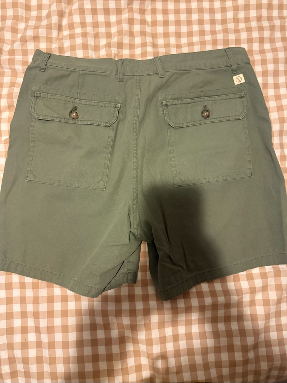 Men’s marine layer shorts size 34 olive - Picture 3 of 8